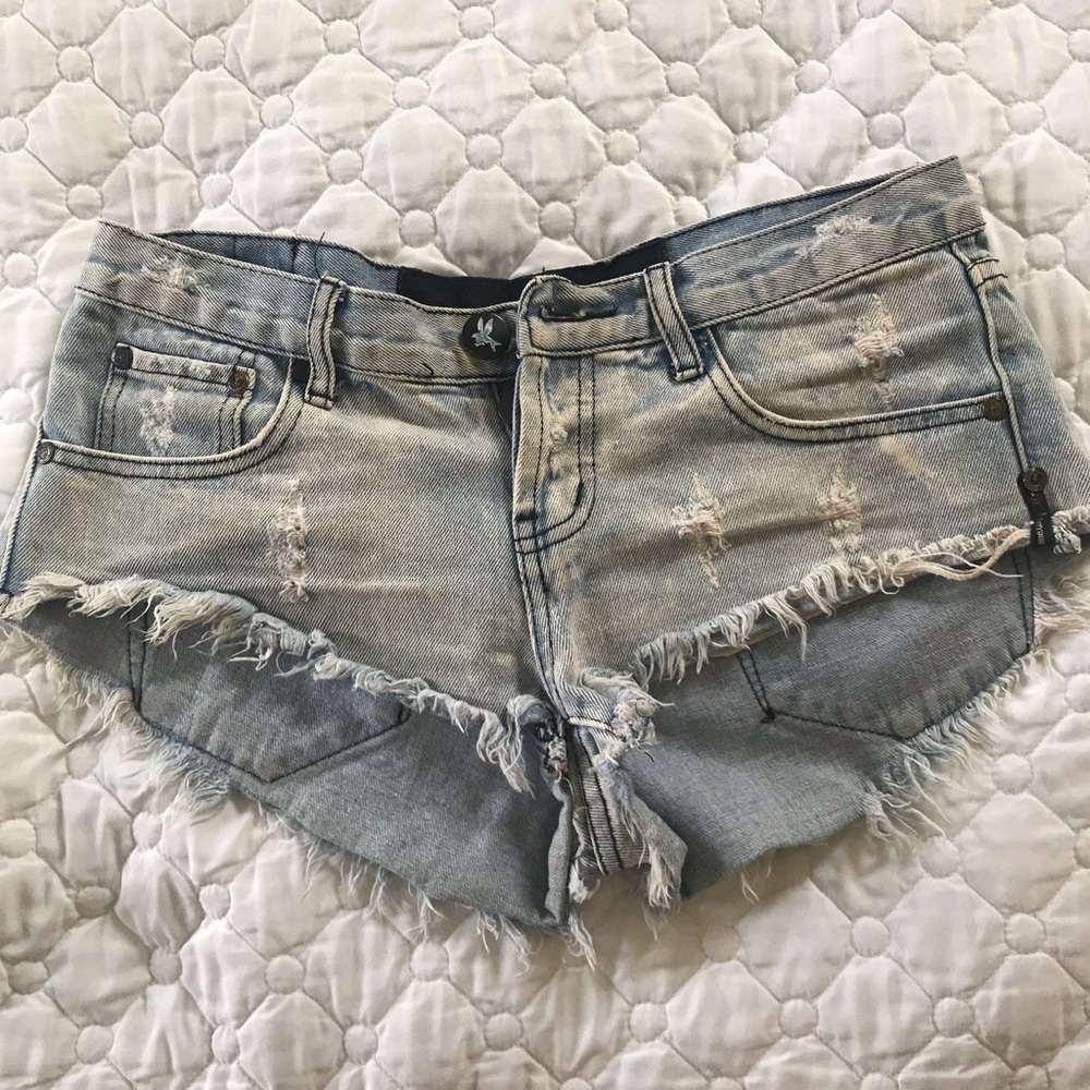 One Teaspoon Bandit denim shorts